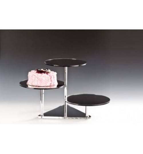 AYNALI TEŞHİR STANDI Ø 29 X H: 11, 23, 35 Cm